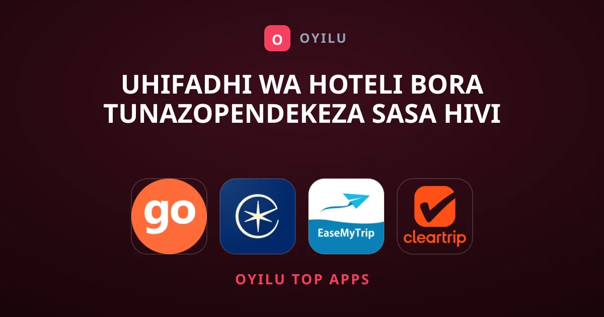 Uhifadhi wa Hoteli Bora Tunazopendekeza Sasa Hivi